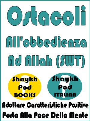 cover image of Ostacoli All'obbedienza Ad Allah (SWT)